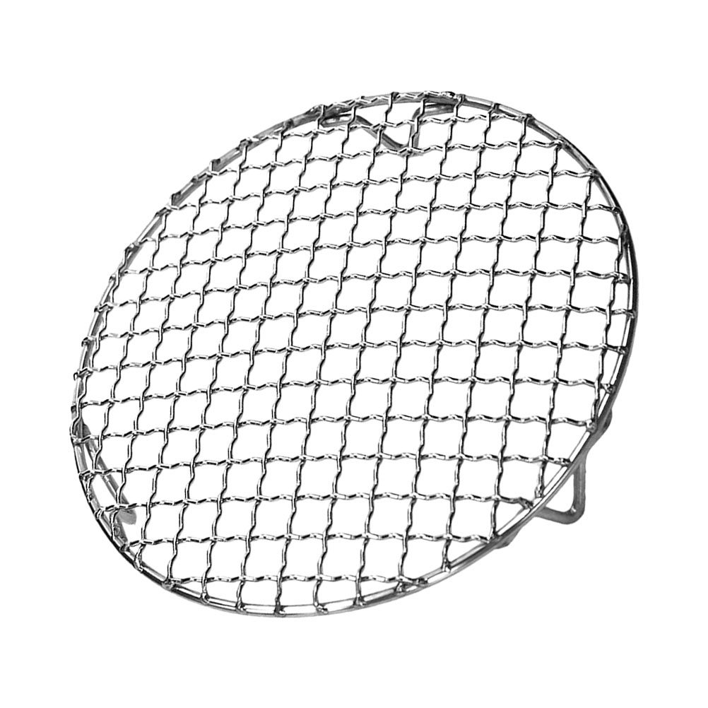 Round Stainless Steel Barbecue - đánh giá và giá Camping Cooking Vegetables