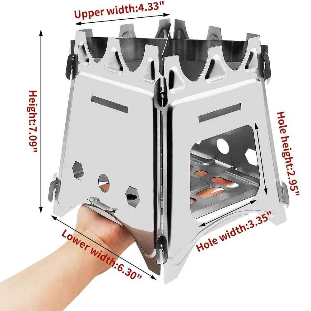 Xách Tay Cắm Trại Gỗ Bếp Với T - đánh giá và giá Camping Cooking Grate