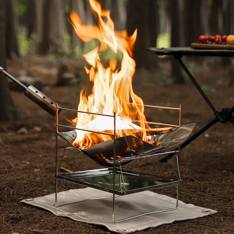 Wood Burning Camping Stove Por - đánh giá và giá Camping Cooking Fire Stove