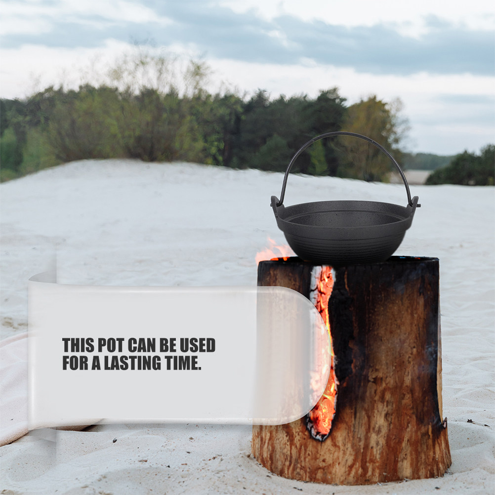 Japanese Style Iron Hanging Co - đánh giá và giá Japanese Camping Cooking