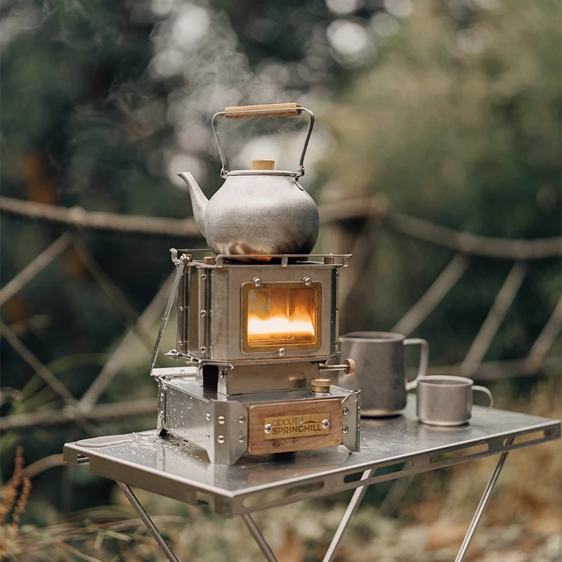 Vintage Style Camping Stove Du - đánh giá và giá Camping Double Cooking Stove